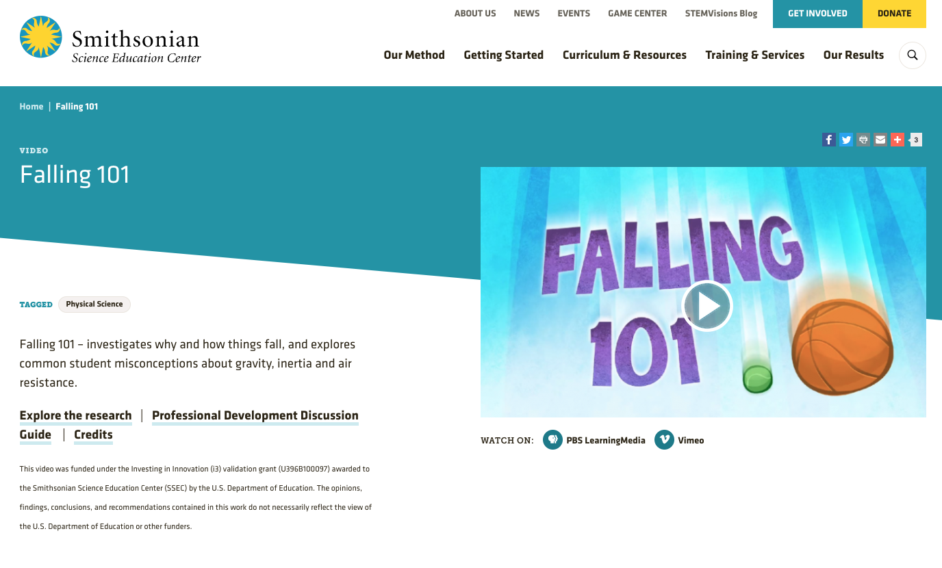 Falling 101 Instructional Video