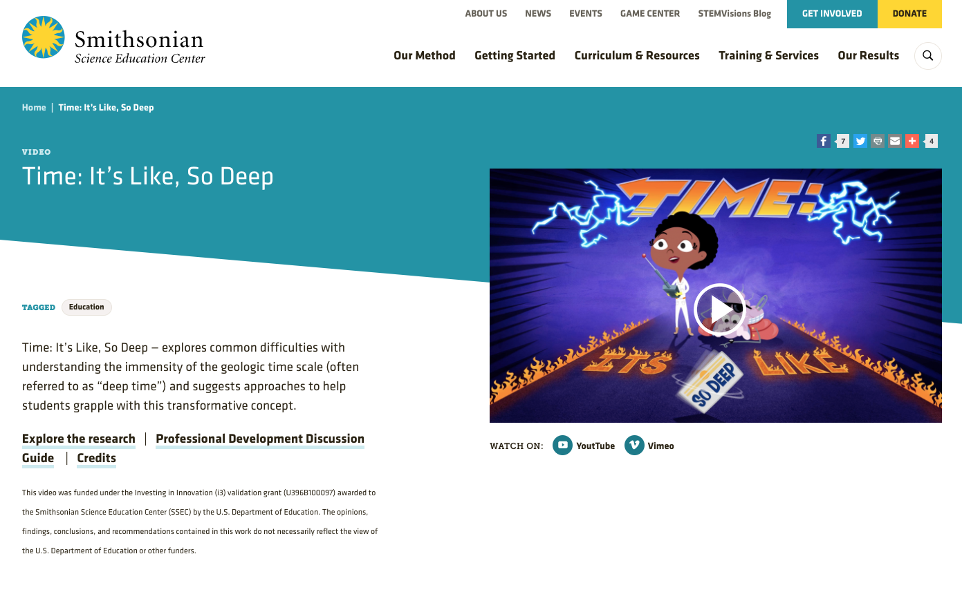 Time: It’s Like, so Deep Instructional Video