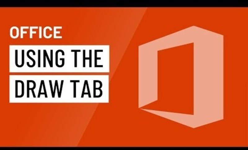 Office: Using the Draw Tab Instructional Video