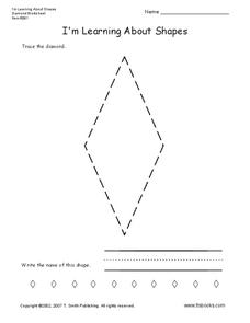 I'm Learning About Shapes Worksheet
