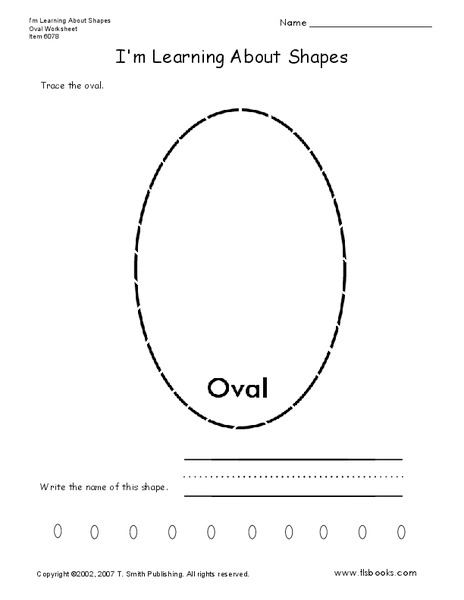 I'm Learning About Shapes Worksheet