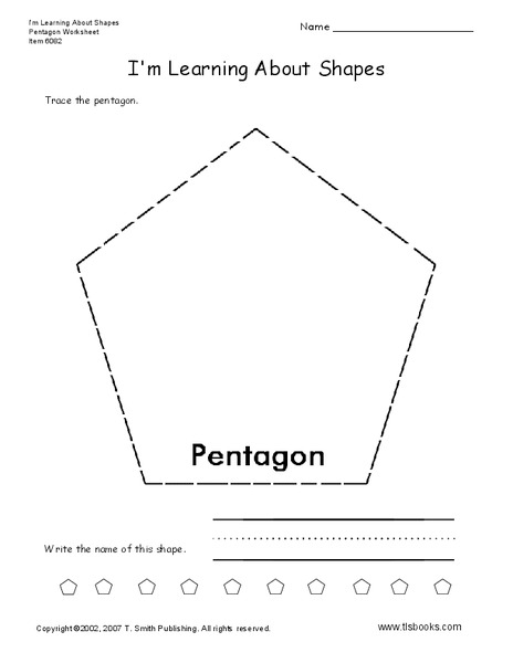 I'm Learning About Shapes Worksheet