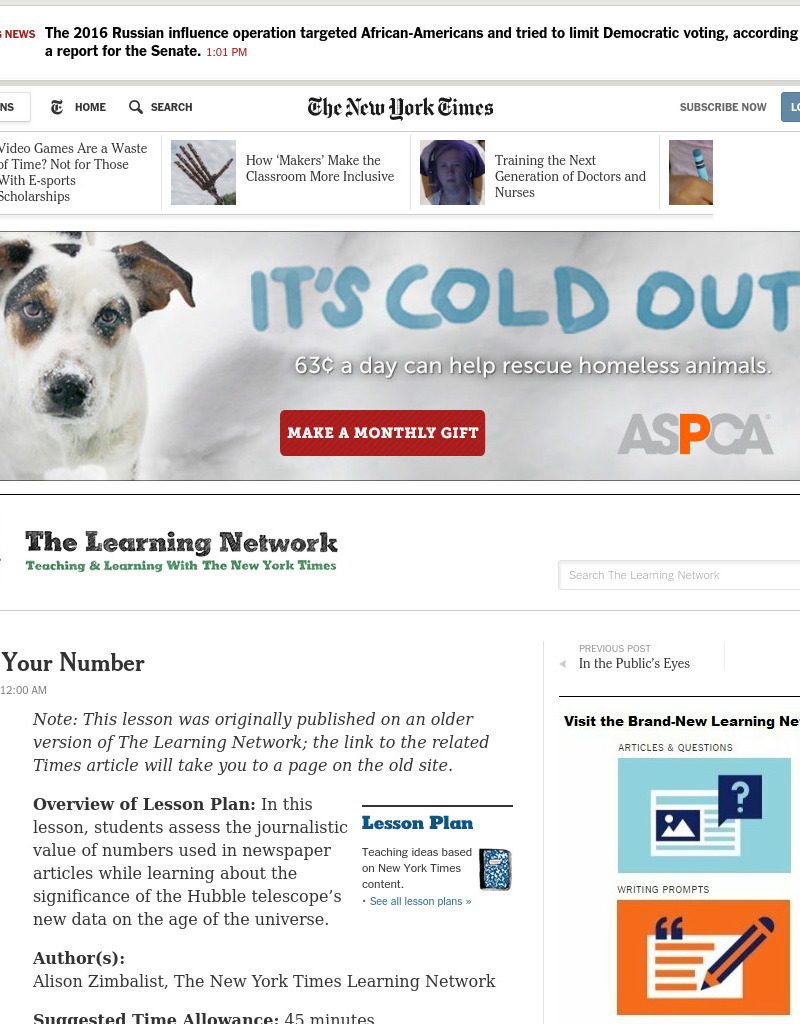 I've Got Your Number Lesson Plan