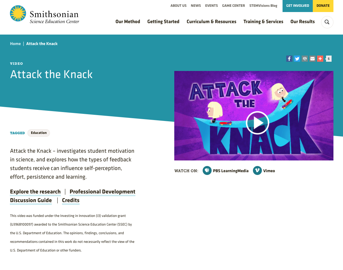 Attack the Knack Instructional Video
