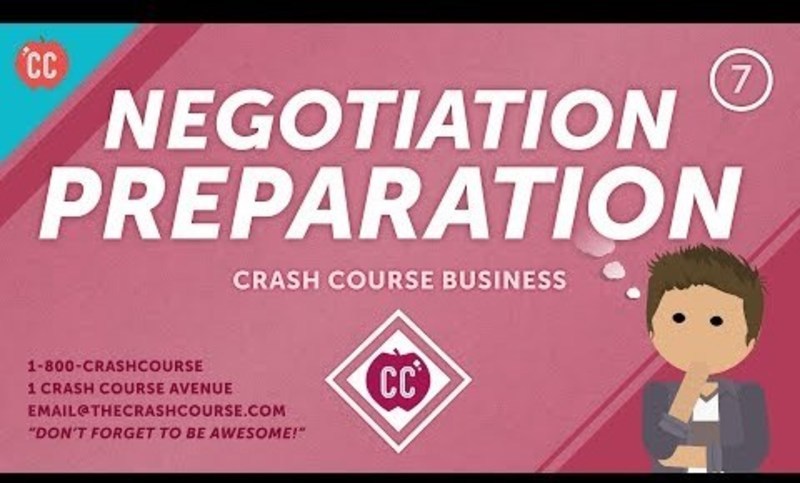 Prepare to Negotiate Your Salary (Or Anything): Crash Course Business - Soft Skills #7 Instructional Video