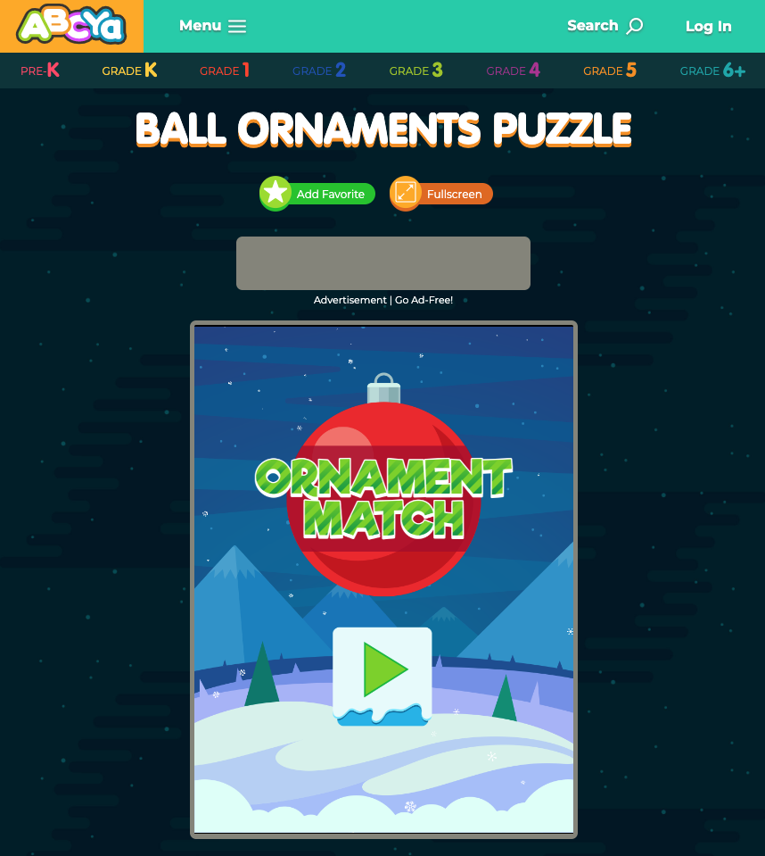 Ball Ornaments Puzzle Interactive