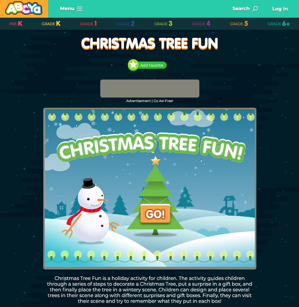 Christmas Tree Fun Interactive