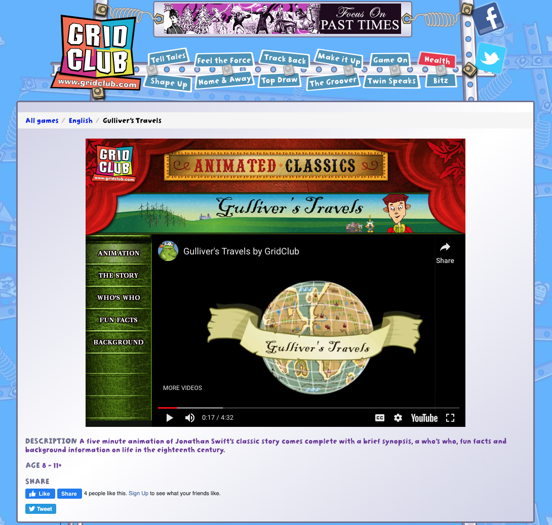 Gulliver's Travels Instructional Video