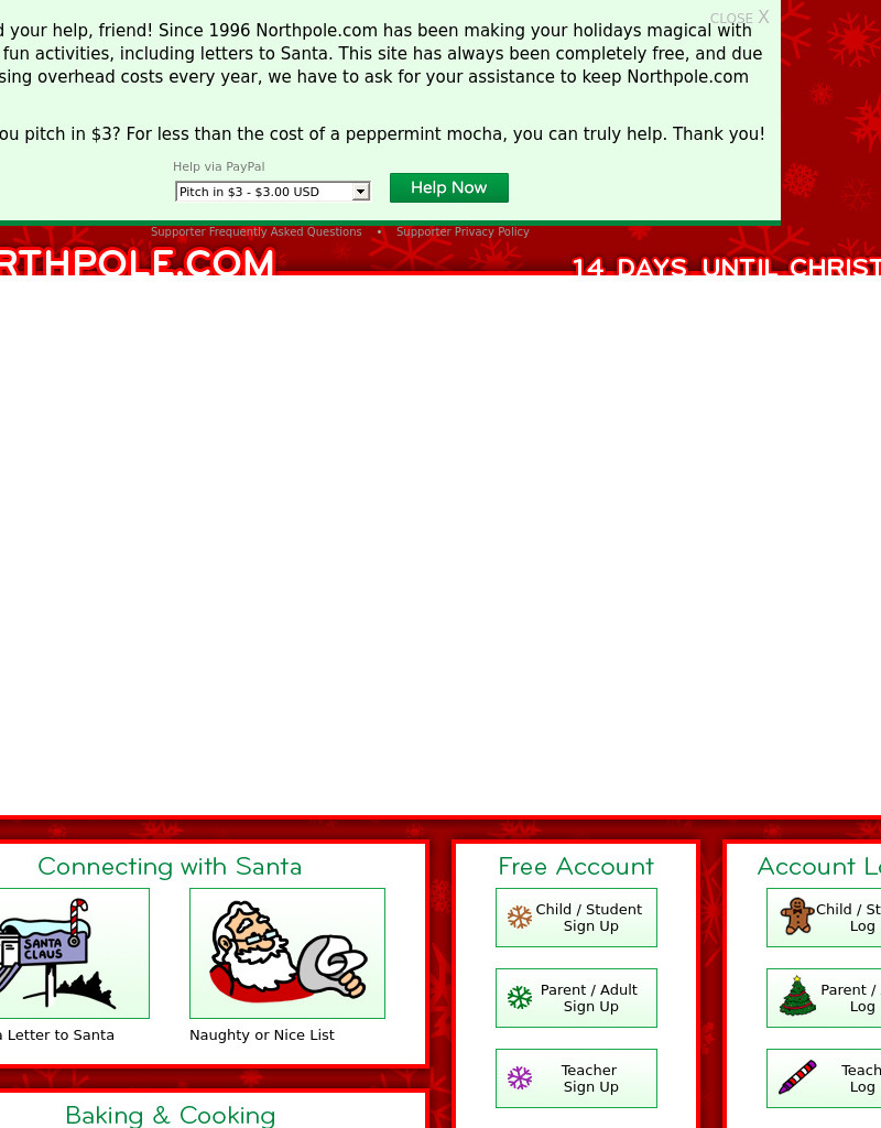 SANTA'S SECRET VILLAGE (sm) @ NORTHPOLE.COM Lesson Plan