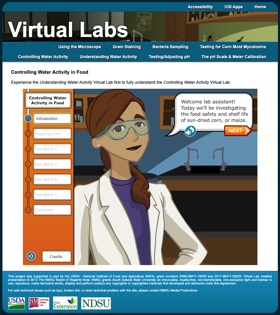 Controlling Water Activity in Food Interactive