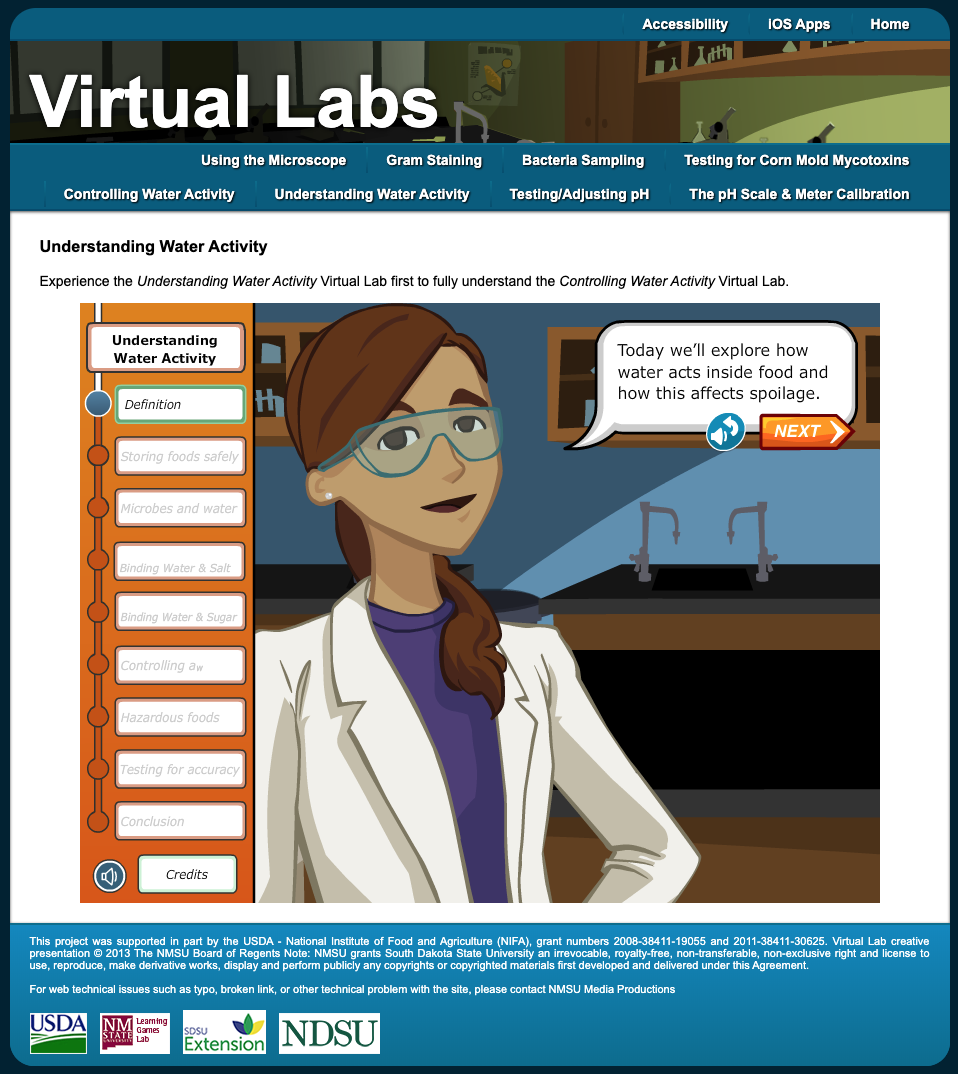 Understanding Water Activity Interactive