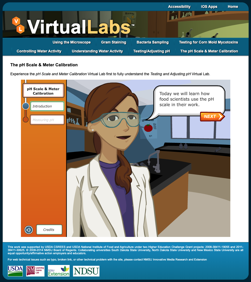 The pH Scale and Meter Calibration Interactive