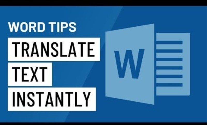 Word Quick Tip: Translate Text Instantly Instructional Video