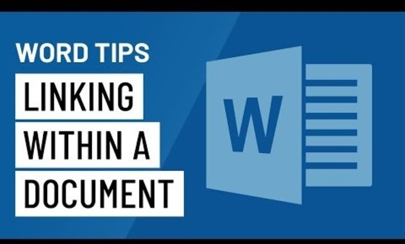 Word Quick Tip: Linking Within a Document Instructional Video