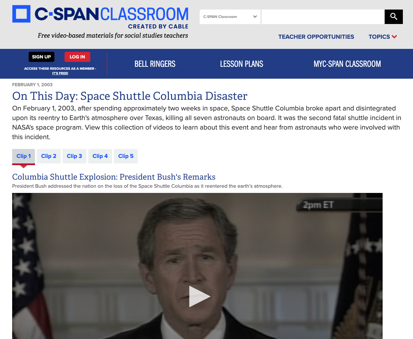 On This Day: Space Shuttle Columbia Disaster Instructional Video