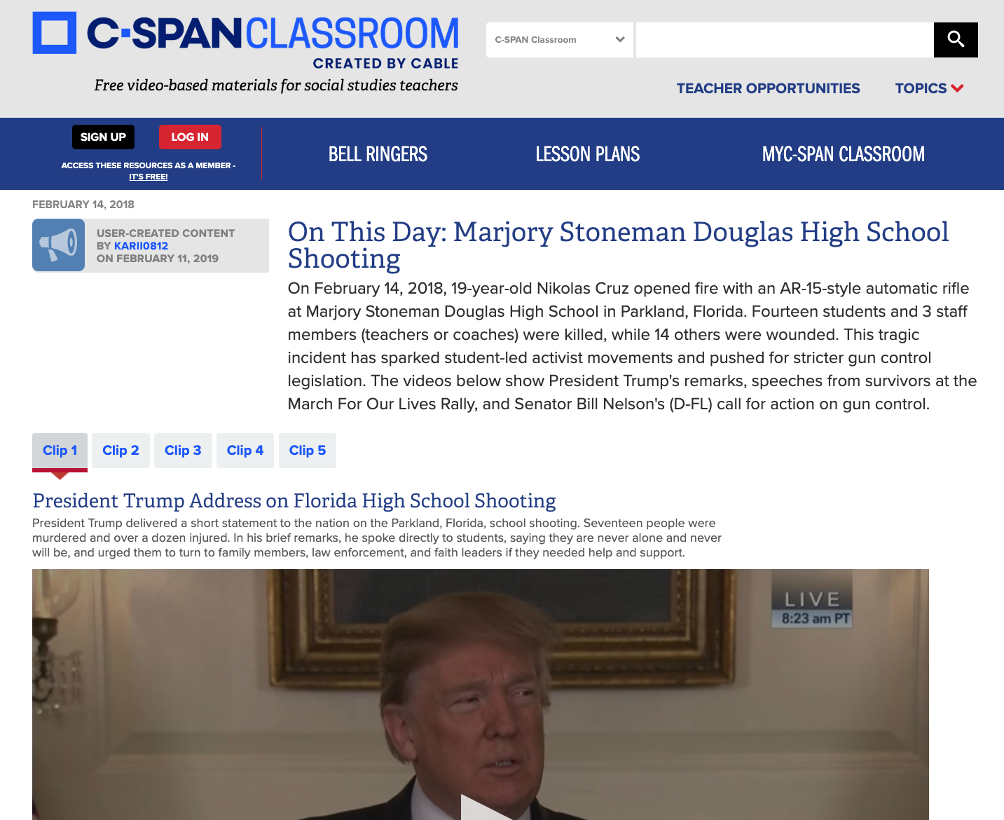 On This Day: Marjory Stoneman Douglas High School Shooting Instructional Video
