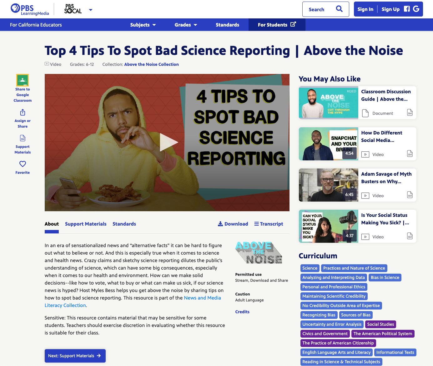Top 4 Tips to Spot Bad Science Reporting Instructional Video