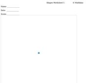 Identify Shapes Worksheet