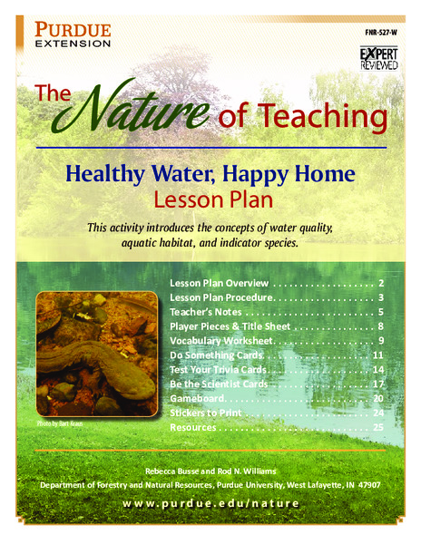 Healthy Water, Happy Home Lesson Plan