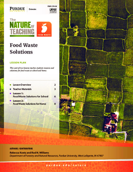Food Waste Solutions Unit Plan