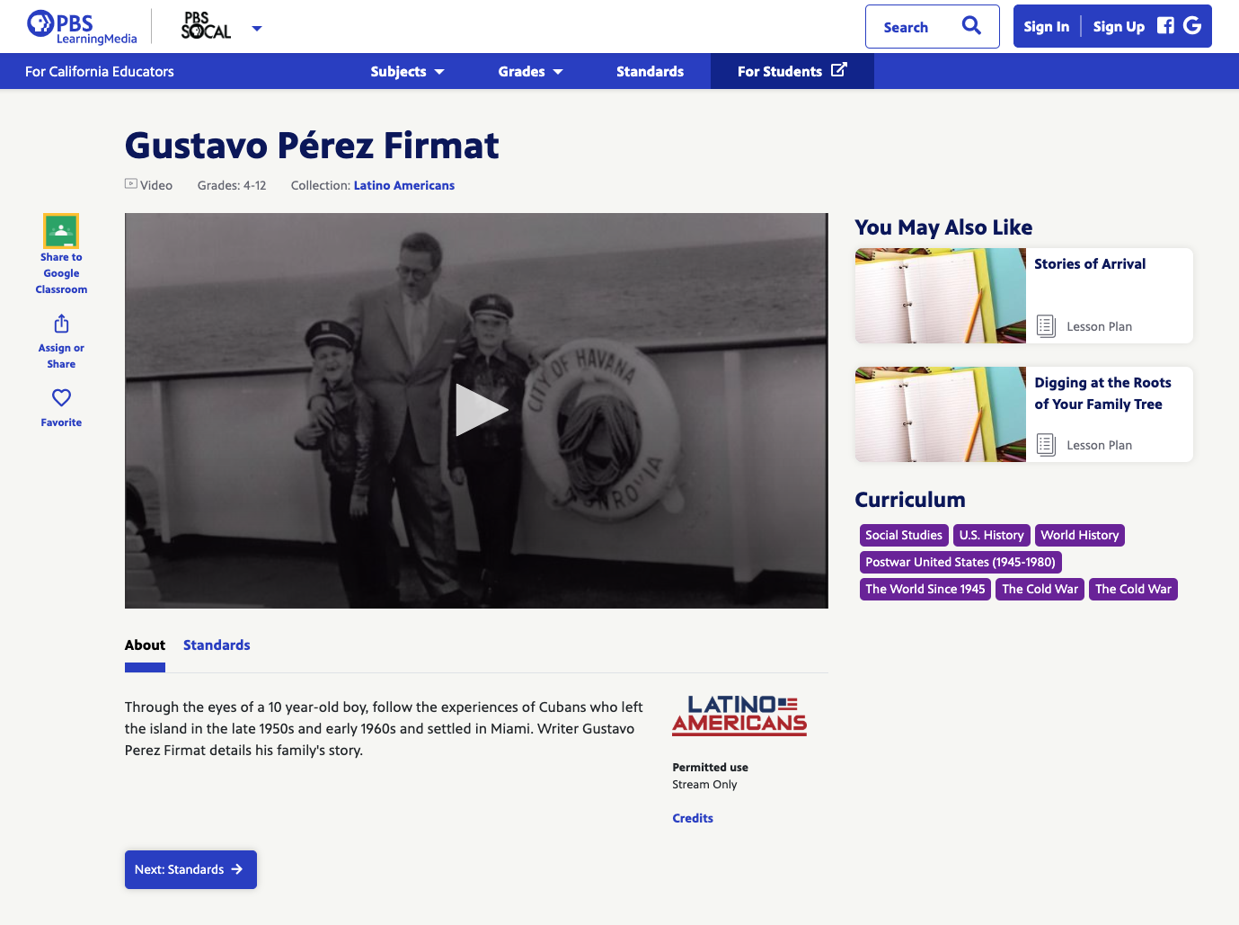 Gustavo Pérez Firmat Instructional Video