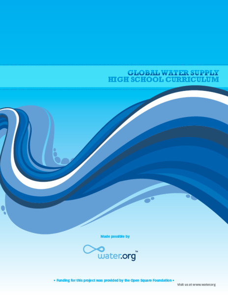 Global Water Supply High School Curriculum Unit Plan