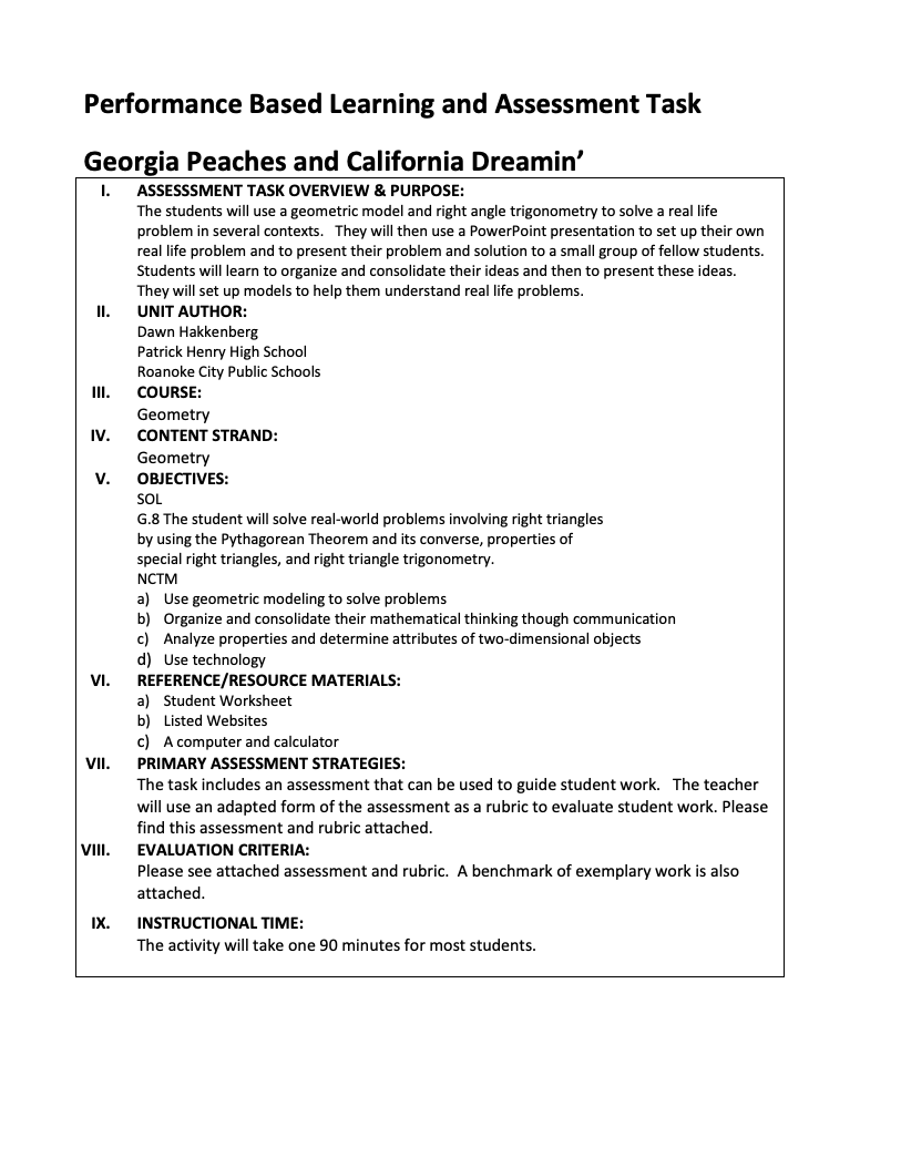 Georgia Peaches and California Dreamin’ Performance