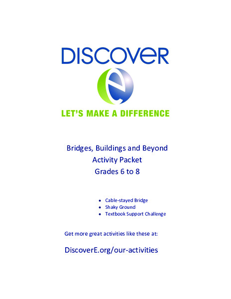 Bridges, Buildings and Beyond Activity Packet: Grades 6-8 Activity