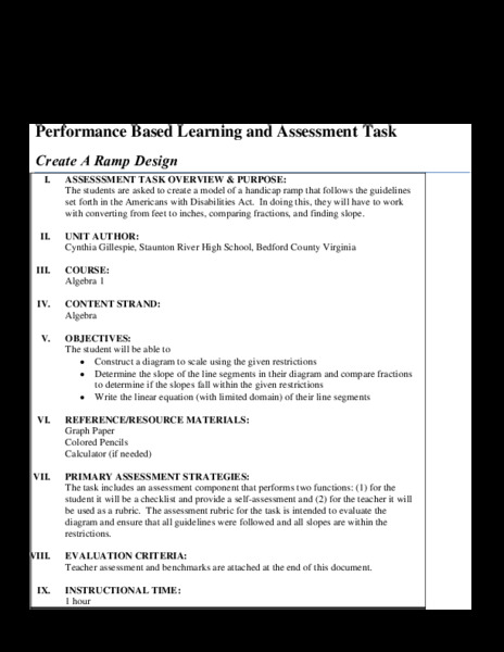 Create A Ramp Design Performance