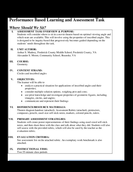 Where Should We Sit? Performance