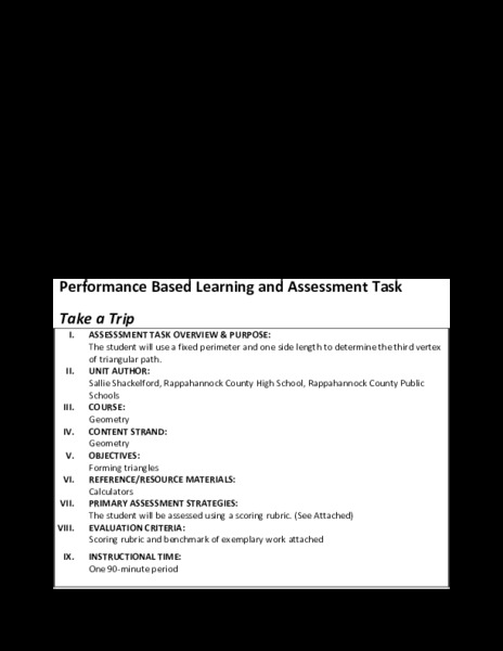 Take a Trip Performance