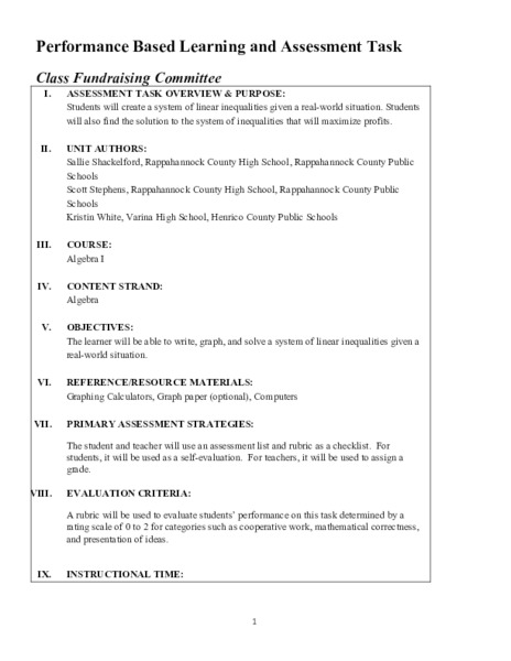 Class Fundraising Committee Performance