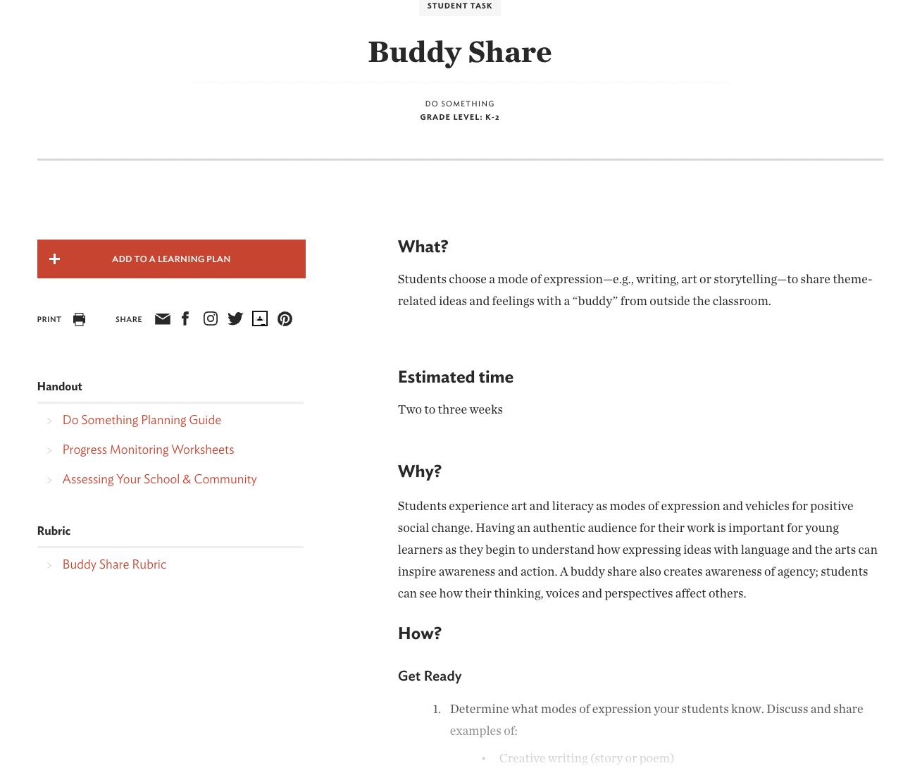 Buddy Share Activity