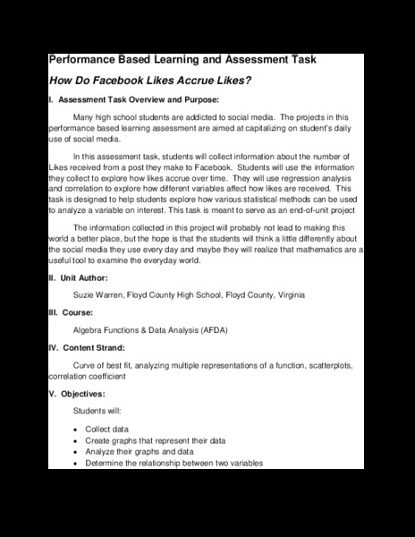 How Do Facebook Likes Accrue Likes? Performance