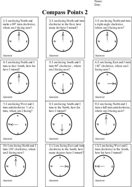 Compass Points 2 Lesson Plan