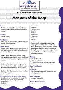 Monsters of the Deep Lesson Plan