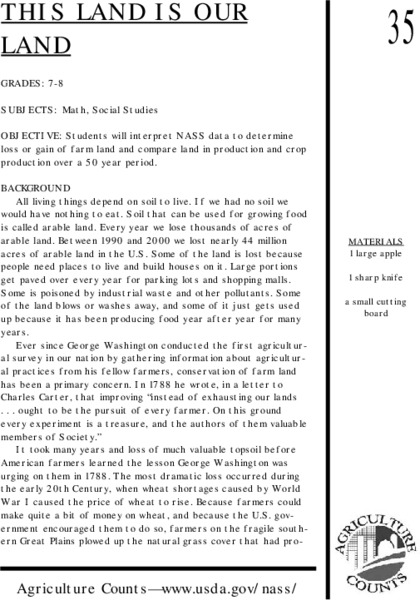 This Land is Our Land Lesson Plan