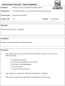 Decisions! Decisions! Lesson Plan