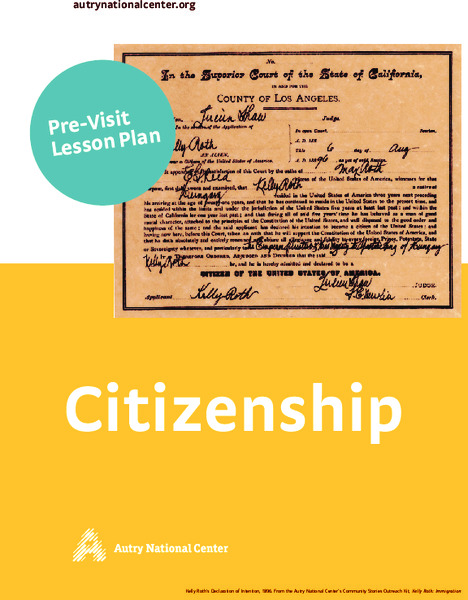 Good Citizens Lesson Plan