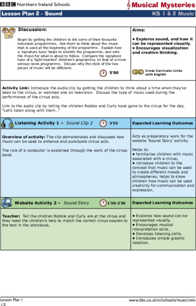 Musical Mysteries Lesson Plan