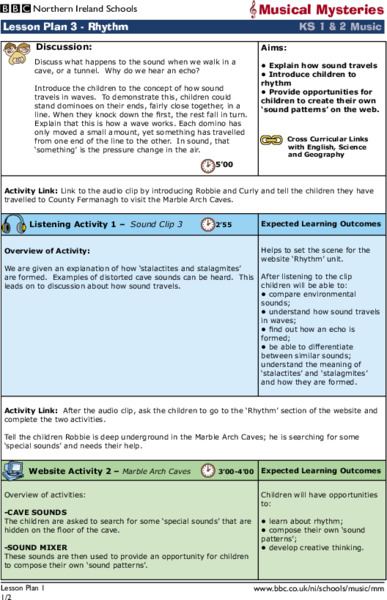Musical Mysteries Lesson Plan
