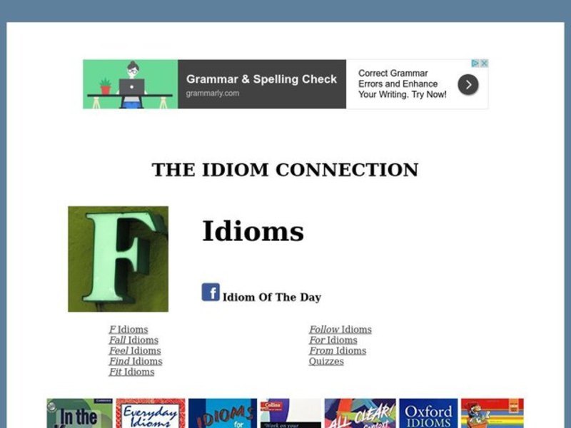 Idiom Quizzes Interactive