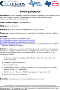 Building a Pyramid Lesson Plan