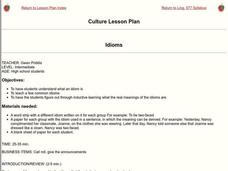 Idioms Lesson Plan