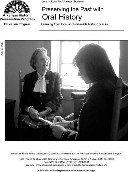 Preserving the Past with Oral History Lesson Plan