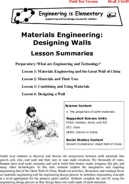 Materials Engineering: Designing Walls Lesson Plan