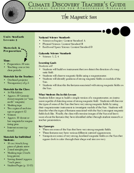 The Magnetic Sun Lesson Plan