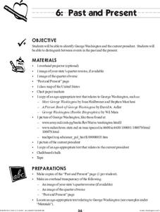 Past and Present Lesson Plan