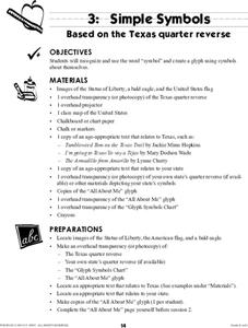 Simple Symbols Lesson Plan
