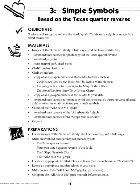 Simple Symbols Lesson Plan